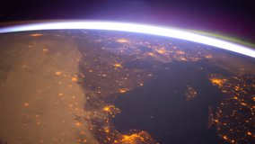 Planet Earth seen from the International Space Station with Aurora Borealis over the earth, Time Lapse 4K. Images courtesy of NASA Johnson Space Center : http://eol.jsc.nasa.gov