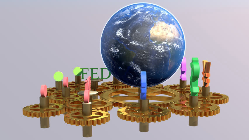 The global finance concept, global economy, global business background. 3D rendering. Royalty-Free Stock Footage #23676715