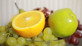 close-up of fruit, concept of healthy lifestyle, diet.