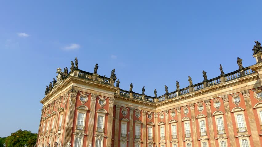 New Palace is a palace situated on the western side of the Sanssouci park in Potsdam, Germany. It is considered to be the last great Prussian baroque palace.