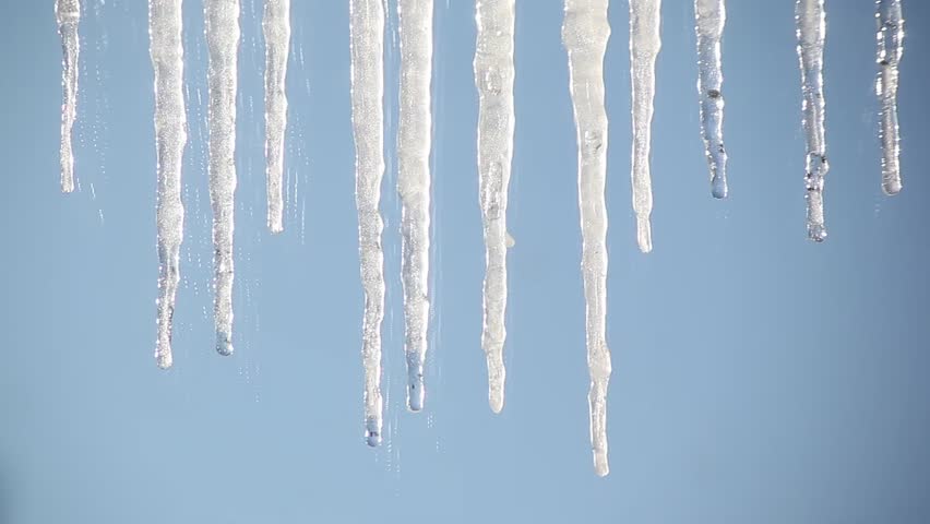 Melting Icicles Stock Footage Video (100% Royalty-free) 23684131 ...