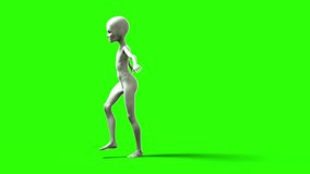 Funny alien dancing animation. UFO concept. Green screen animation. - Powered by Shutterstock - Get 15% off with code: PIKWIZARD15