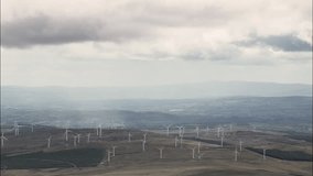 Wind Farm And Landscape Near Derryveagh Mountains