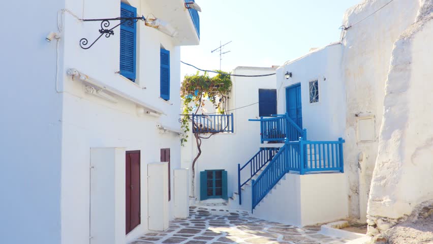 Streets of Greek City