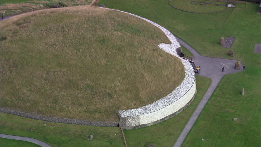 Newgrange Ancient Burial Site Royalty-Free Stock Footage #23701108