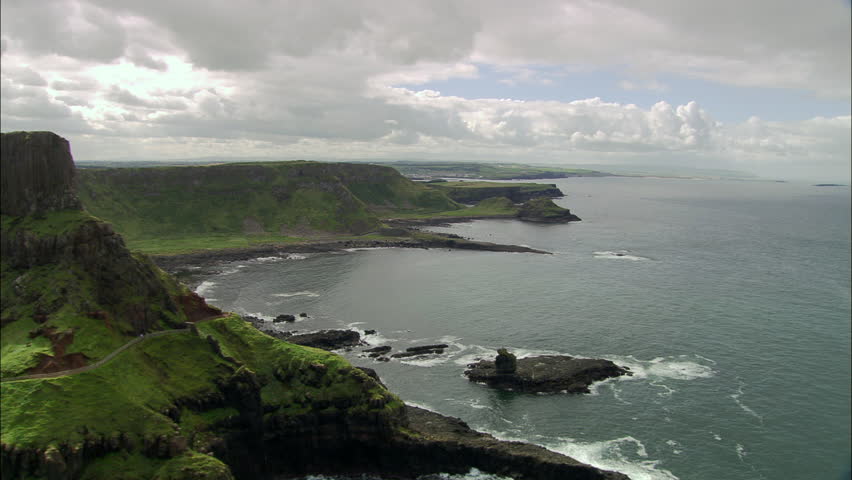 Giants Causeway Royalty-Free Stock Footage #23701501