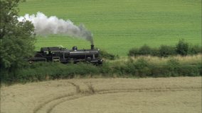 Track Steam Train On Great Central Railway