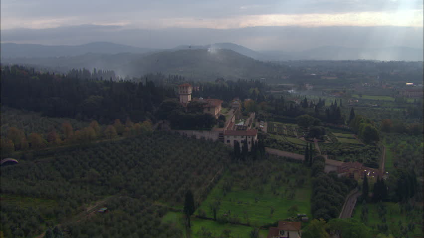 Villa Medici di Petraia Royalty-Free Stock Footage #23703499