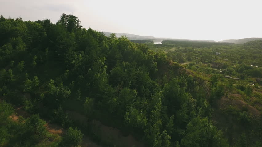 Extreme racing in the wild, aerial