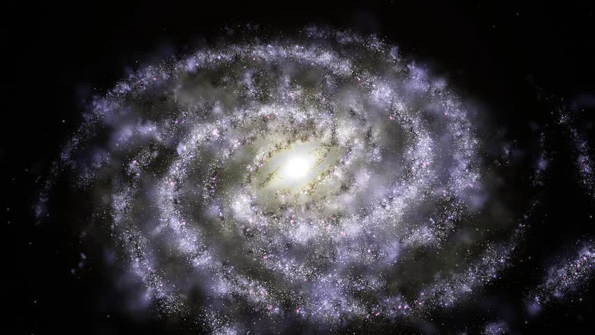 Milky Way Galaxy spin loop