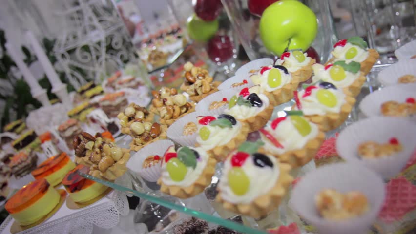  Small cakes. Sweet bakery. Wedding cakes on candy bar.Candy bar. Small cakes for candy bar.