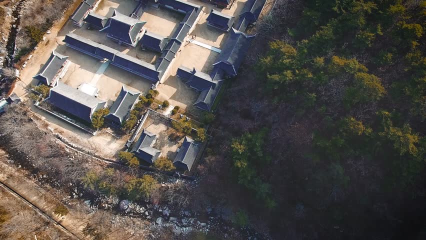 Mungyeong Saejae Pass Palace, South Korea, Aerial 03
