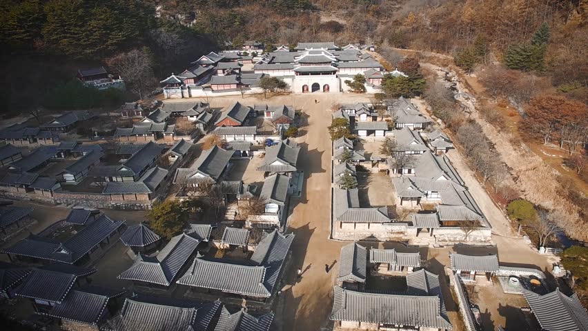 Mungyeong Saejae Pass Palace, South Korea, Aerial 01