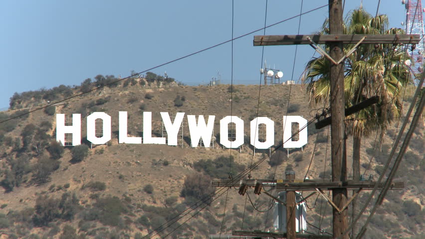 HOLLYWOOD, CALIFORNIA - March 2: Focus to defocus of the famous Hollywood Sign