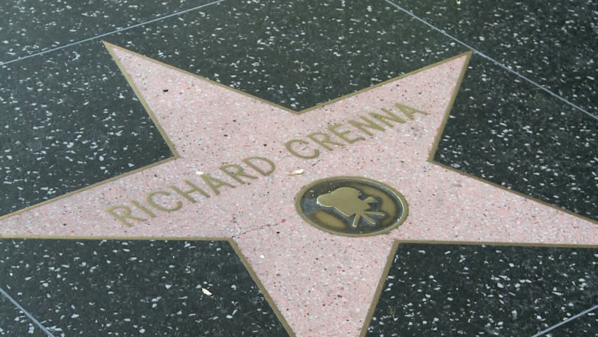 HOLLYWOOD - MARCH 2: Richard Crenna's star at the Walk of Fame on March 2, 2012.