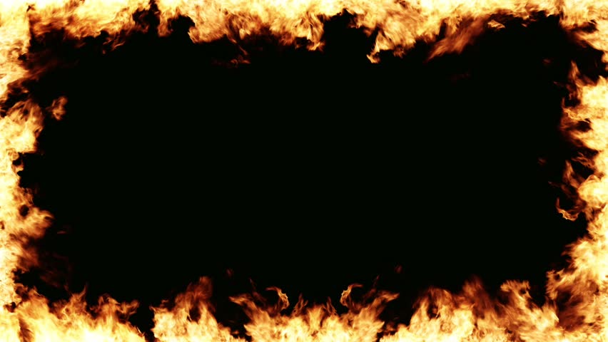 Fire flame background + alpha