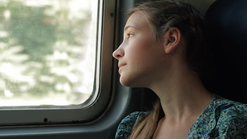 Teenage Girl Looking Through Window Stock Footage Video (100% Royalty-free)  23838712 | Shutterstock