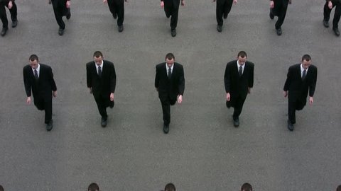 Cloned Businessmen (Loop).