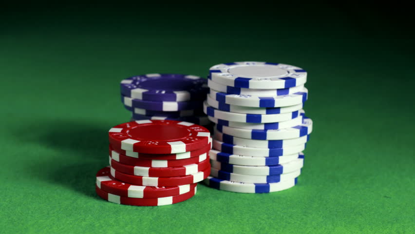 Poker chips stacking