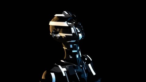 Android woman - 3D Animation