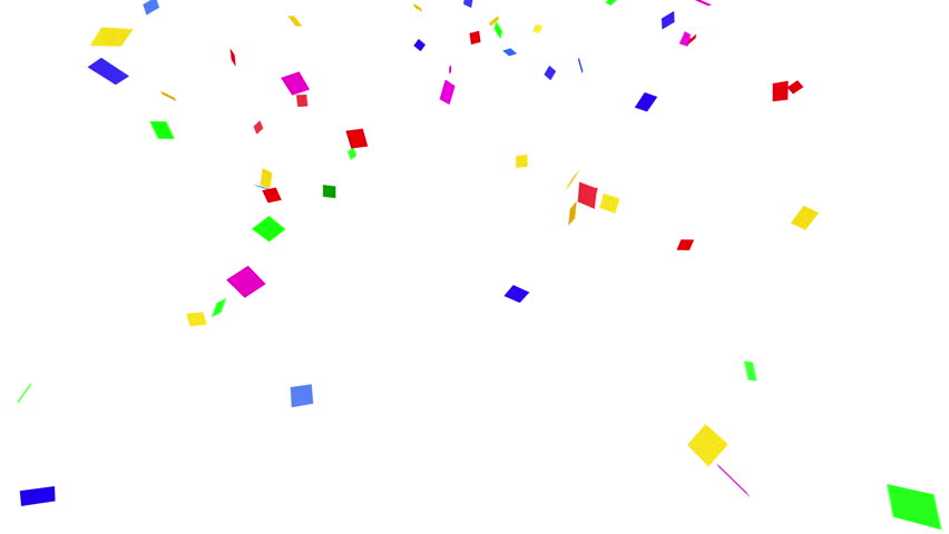 colorful confetti particles square Stock Footage Video (100% Royalty ...