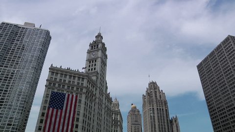 Chicago Downtown Buildings TIme lapse 
