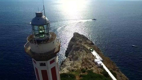 Punta Carena lighthouse, Capri, Italy
Aerial video