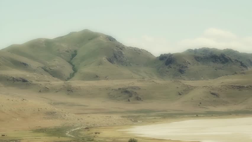 Beautiful Bay Under the Mountains