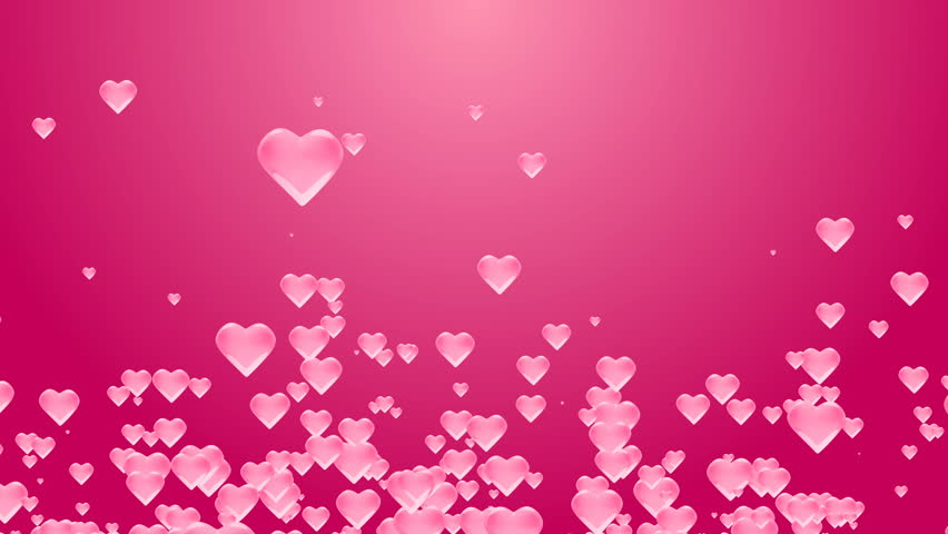 Pink Background With Hearts gambar ke 14