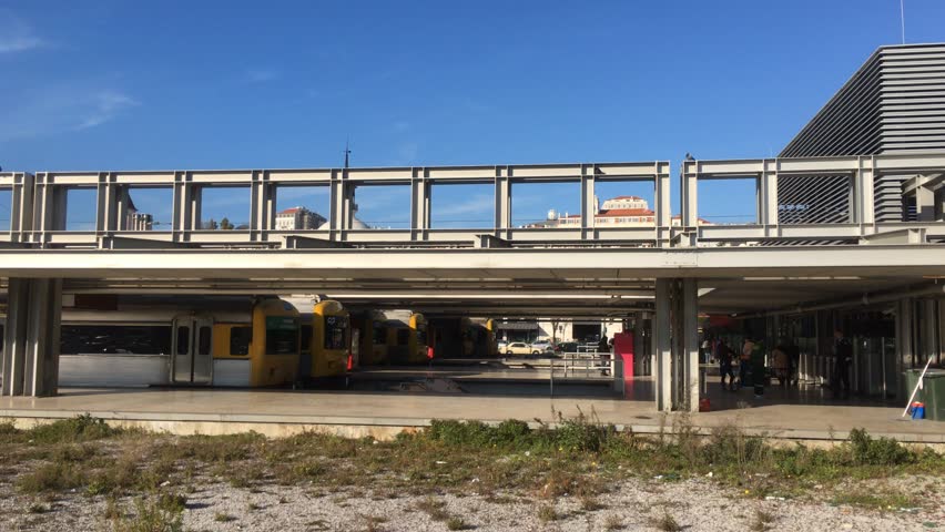 Lisbon Train Station Cais do Sodre. Cais do Sodre is a railway station in Lisbon, Portugal, serving as the terminus of the suburban route to the resort town Cascais.