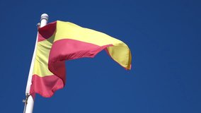 
High quality video of Spanish Flag in 4K
