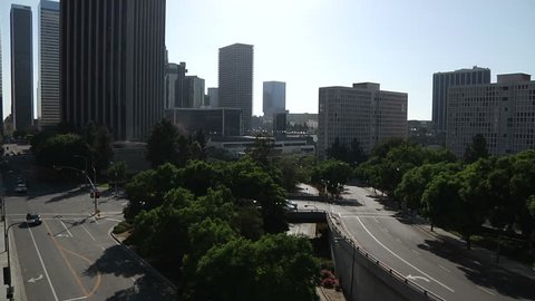 Los Angeles Downtown Buildings Time lapse  