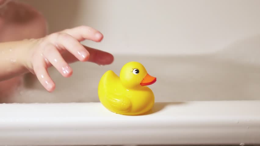 rubber ducky in tub