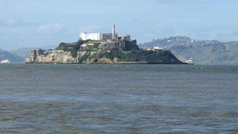 Aerial View The Rock Alcatraz Stockvideoklipp Pa Helt Royaltyfria Shutterstock