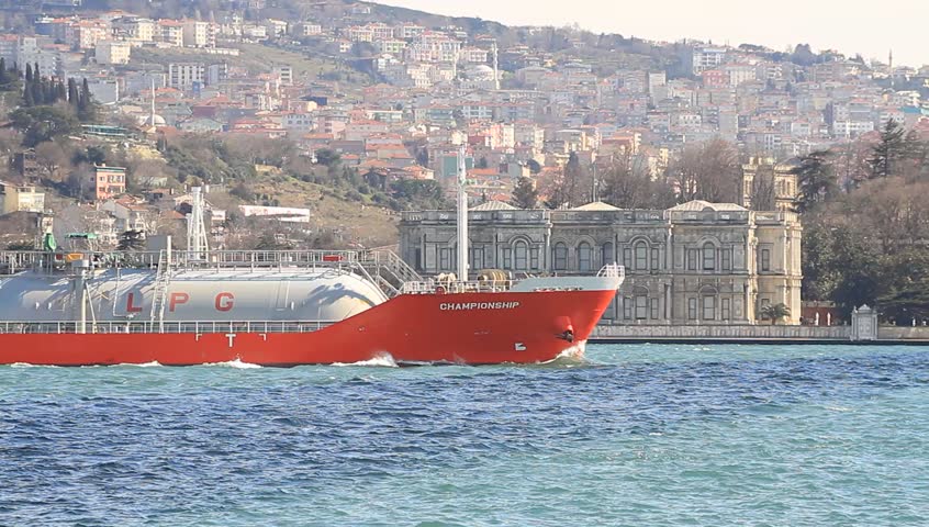 ISTANBUL - MARCH 4: LPG tanker CHAMPIONSHIP (IMO: 9245081, Panama) on March 4,