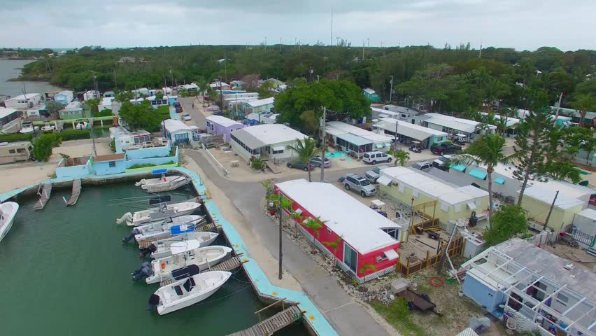 Overseas highway aerial view, Islamorada - Florida, USA.