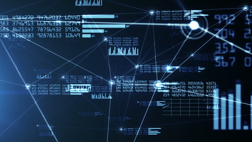 Growing global network and data connections. You can use it for a technology, communication or social media background. Blue color. Seamless loop. Alpha channel included. 4K | Shutterstock HD Video #24035875