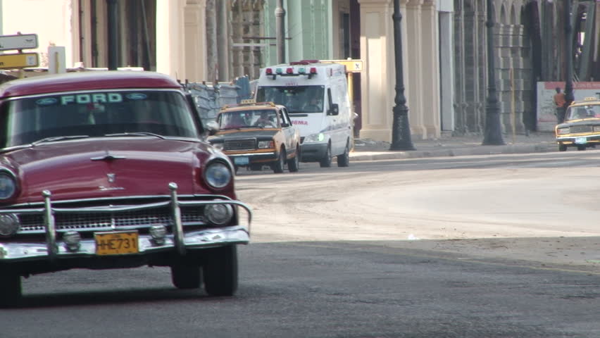 HAVANA - CIRCA APRIL 2011: 
Classic American Cars in Havana circa April 2011. 