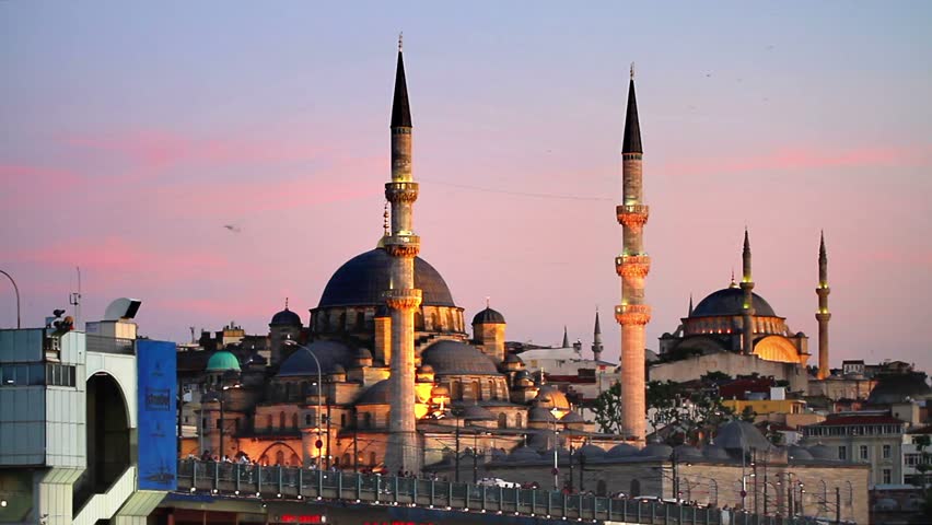 Prayer time in Istanbul