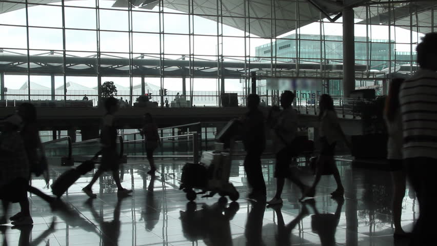 Airport passenger - Hong Kong International Airport.