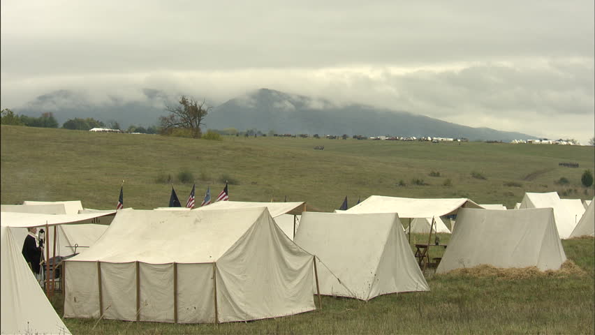 Federal camp
Correct to the period of 1864 situated in the fall in the eastern theater/Shenandoah valley region.
