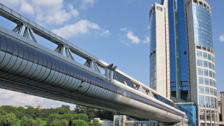 building and bridge time lapse 
