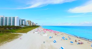 Miami Beach, South Beach. Atlantic Ocean. Florida.