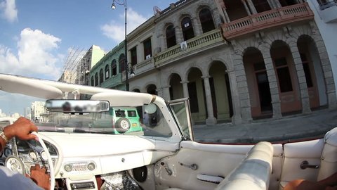 the streets of havana, shot durin a trip in a classic car, cuba