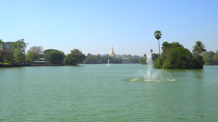 inya lake yangon myanmar Stock Footage Video (100% Royalty-free ...