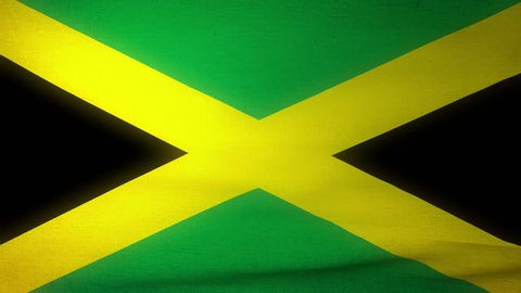 Jamaican flag loop background