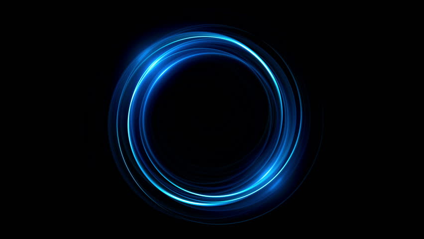 Abstract neon background. Shine ring. Halo around. Sparks particle. 
Space tunnel. LED color ellipse. Glint glitter. Shimmer loop motion. 
Empty hole. Glow portal. Blue ball. Slow spin. Bright disc.  Royalty-Free Stock Footage #24102940