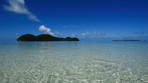 Beach of the Omokan island