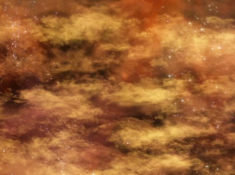 The Heavens 0501 - Flying through star fields and gas clouds in space.