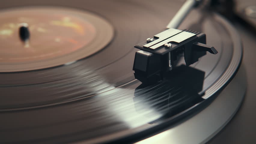 turntable vinyl retro record player stylus Stock Footage Video (100% ...